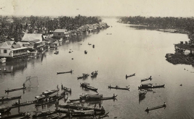 Foto Sungai Banjarmasin termpo dulu