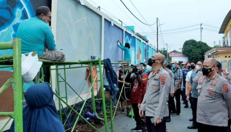 Lomba Mural Polda Kalsel