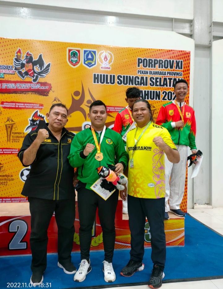 Cabor Karate Atlet Tanbu Sumbang Emas dan Perunggu di Porprov XI