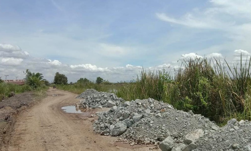 Jalan Desa Alalak Padang