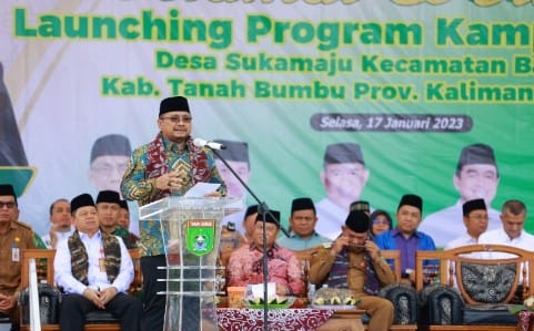 Menteri Agama Launching Program Kampung Zakat di Tanbu