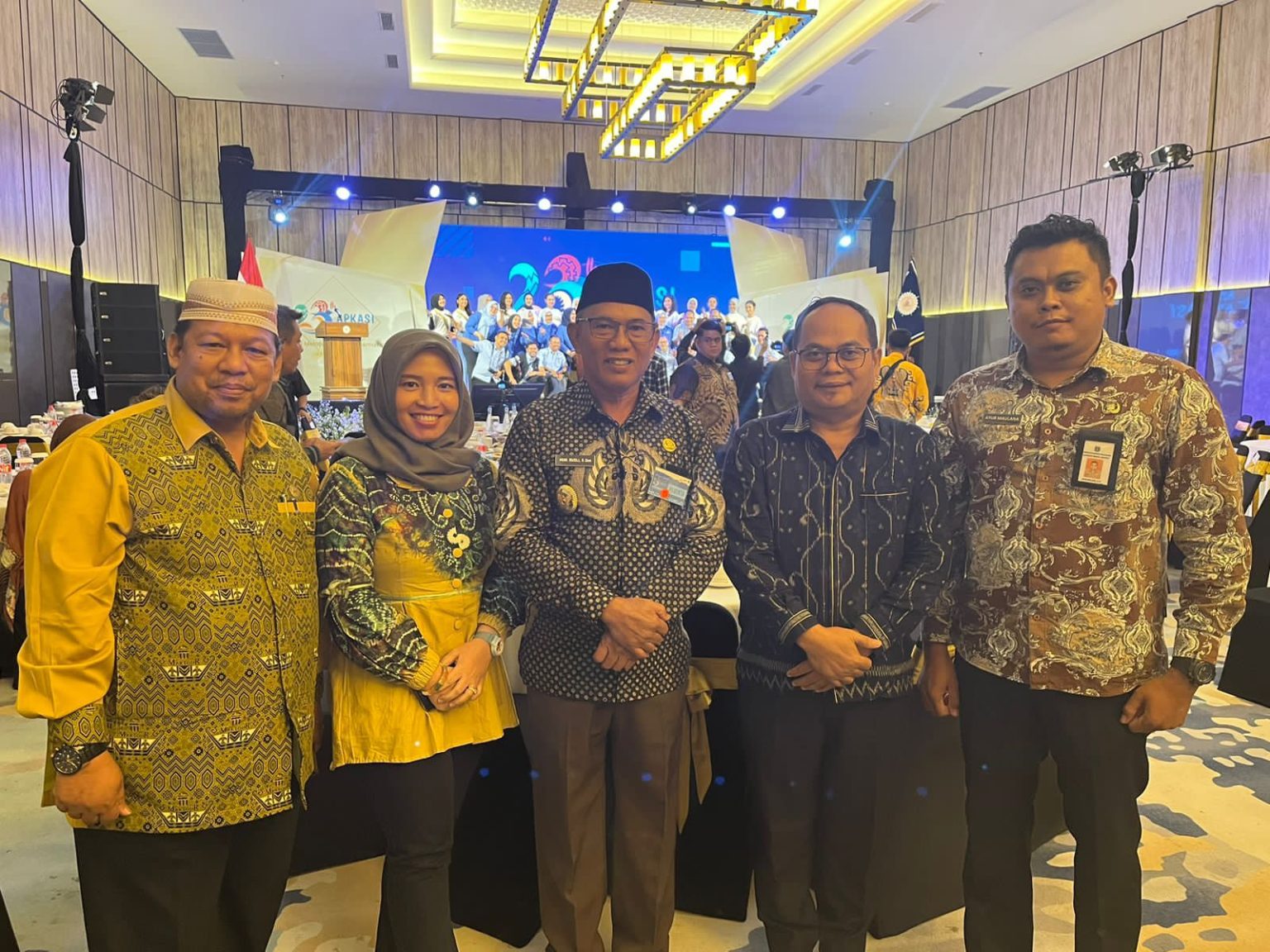 Wakil Bupati (Wabup) Tanah Bumbu (Tanbu), HM Rusli, S.Sos saat menghadiri HUT ke-23 APKASI di Jawa Tengah