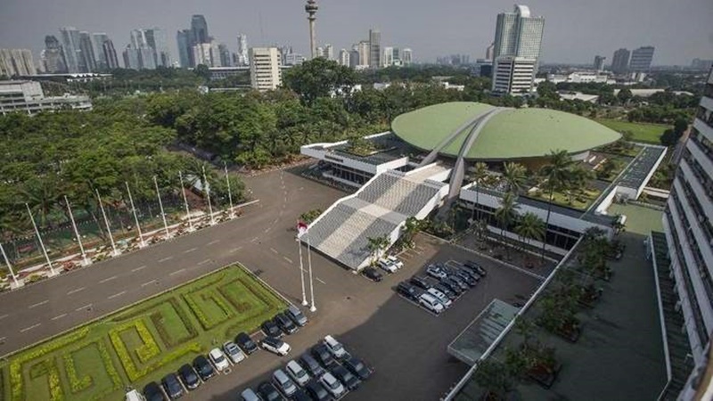Gedung DPR RI di Senayan Jakarta