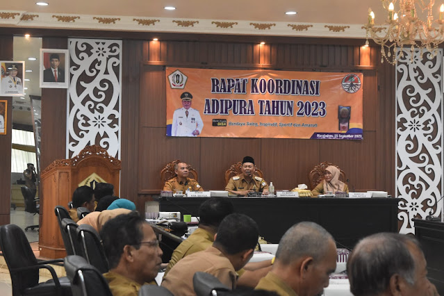 Rapat Koordinasi (Rakor) dalam rangka persiapan Adipura Kabupaten Batola